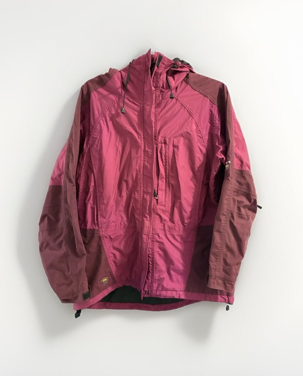 Mountain Hardwear Conduit Jacket Women's Size 14 Burgundy Hooded Full-Zip
